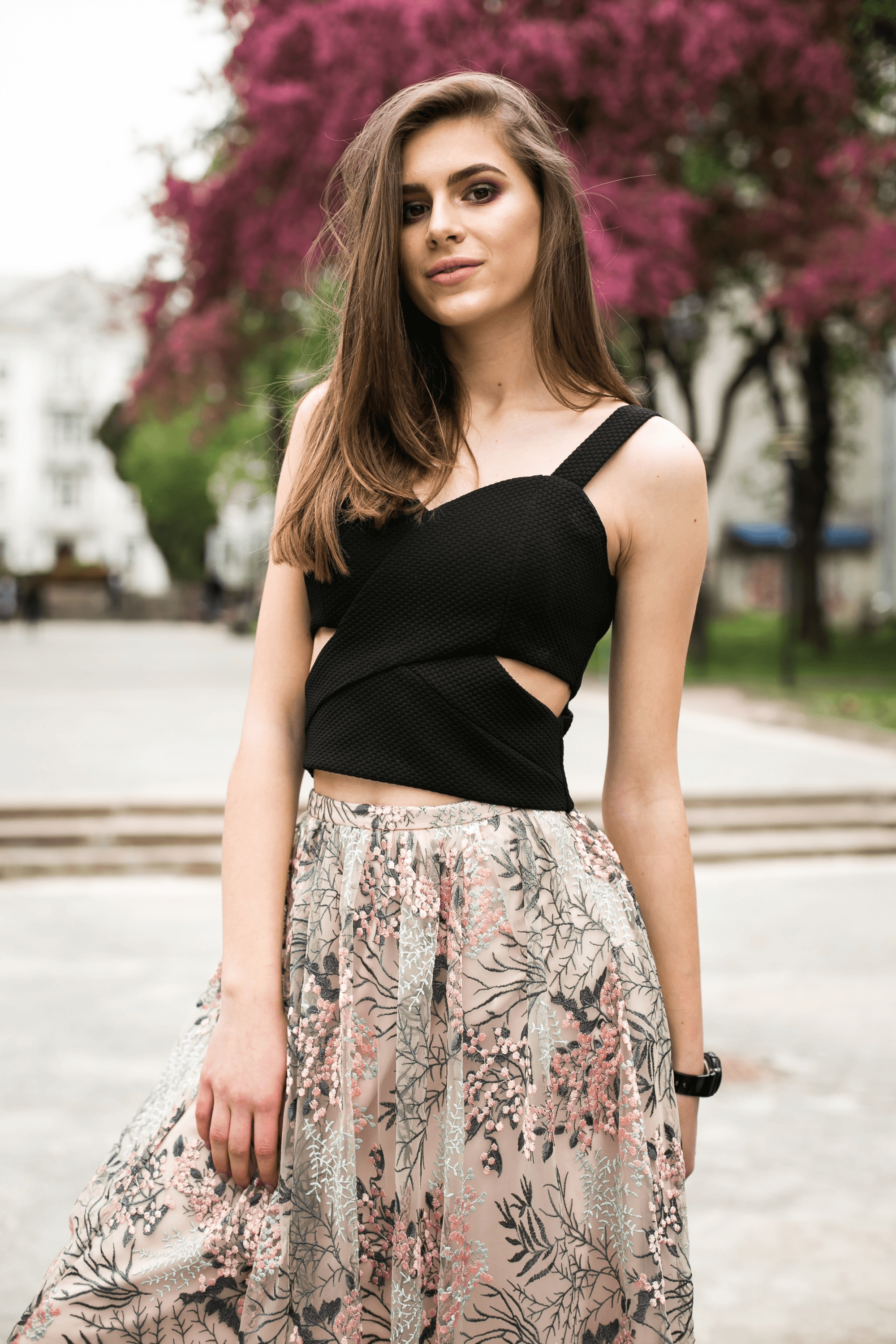 Floral skirt